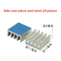 Motherboard Elektronik, Chip IC, Pendingin Memori MOS dengan Patch Konduktif Panas, Pendingin Aluminium dengan Perekat