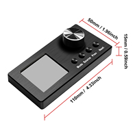 Amplificateur audio de voiture avec réglage du volume des haut-parleurs principaux et des caissons de basses, électronique automobile, télécommande filaire LCD