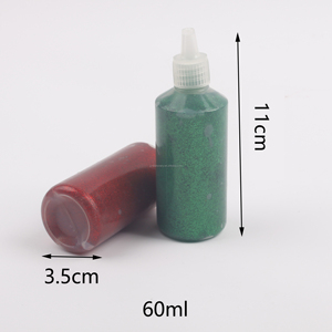 <span class=keywords><strong>Colle</strong></span> à paillettes de haute qualité en gros, non toxique, kit de base coloré, 6 couleurs, pour la peinture artistique, la peinture pour enfants, l'artiste - Product Image 2