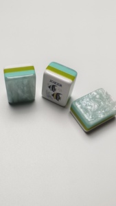 Set Mahjong Americano di Design Costiero, 160 Tessere con Stampe di Vita Marina, Acrilico a 4 Strati, Regalo di Lusso NMJL - Product Image 4