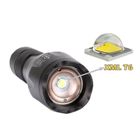 Vente flash A100 XML T6 Fonction zoom Lampes de poche rechargeables Power Bank 1000lm Charge USB Lampes de poche puissantes Camping en plein air