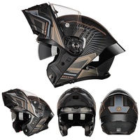 TOOP Casque de vélo électrique de haute qualité Flip up Casques de vélo Plegable Cascos Para Support personnaliser pour casque de moto