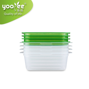 4 יח'\סט מזון כיתה מיכל פלסטיק נחמד עם מכסה בגודל קטן - Product Image 6