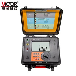 เครื่องวัดความต้านทานดินแบบดิจิตอล 4105c 0.01 โอห์ม - 2000 โอห์ม AC 600V 20mA การวัดค่าต่ำพร้อมอินเทอร์เฟซ USB - Product Image 2