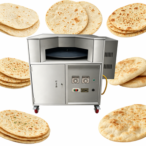 <span class=keywords><strong>Four</strong></span> à pain électrique à gaz rotatif commercial pour la fabrication de naan plat, chapati libanais, roti arabe, pain pita - Product Image 5