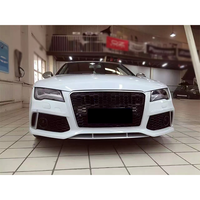 Kit de Parachoques Delantero para Auto A7 S7 C7 C7.5, Estilo RS7, con Rejilla de Panal, para Audi A7 S7 C7 C7.5 2009-2018