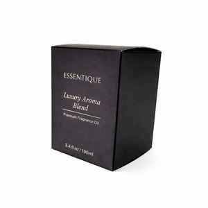 กล่องบรรจุภัณฑ์เครื่องสำอางพับได้สีดำพิมพ์โลโก้ตามแบบสั่งทำ กล่องกระดาษบรรจุภัณฑ์น้ำมันบำรุงผิวสุดหรู - Product Image 2