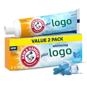 Toothpaste Natural Whitening Toothpaste OEM Fluoride-free Toothpaste Fresh Breath Whitening Teeth Reduce Plaque Organic Toothpaste Custom