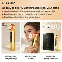 Appareil de beauté portable personnalisable par électroporation, rechargeable par USB, conforme FCC et RoHS, pour raffermir le visage et stimuler le collagène – Baguette d'embellissement