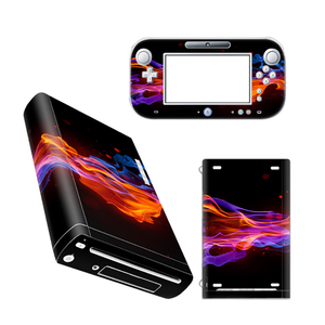 닌텐도 <span class=keywords><strong>Wii</strong></span> U 콘솔 컨트롤러용 비닐 스킨 데칼 스티커 보호 필름 커버 키트 데칼 스티커 케이스 - Product Image 5