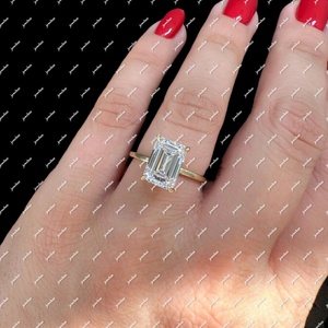 Bague unisexe en argent 925 plaqué or à forte demande avec certificat IGI pour mariage, fiançailles, soirée, disponible à prix d'exportation - Product Image 2