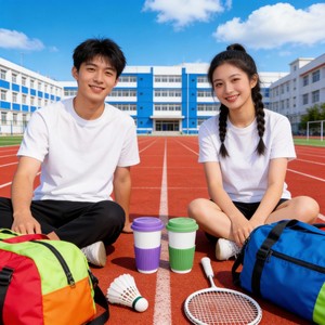 Tazza da Caffè in Ceramica di Alta Qualità/Tazza da Viaggio con Coperchio in Silicone e Custodia, Design Contemporaneo Prodotto a Hunan - Product Image 6