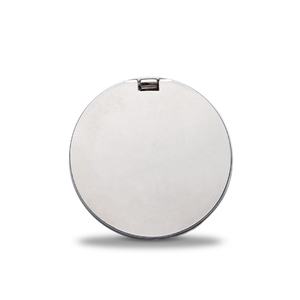 Silver Plated Custom Debossed Logo Dual Side High Quality Cosmetic <b>Compact</b> <b>Mirror</b> - Product Image 3