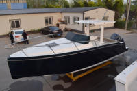 Barco de pesca pequeño de fibra de vidrio, 26 pies, precio de fábrica para la venta, barco de velocidad ZF-26