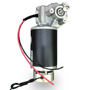 12V 24V Motor 80W 200 RPM düşük hız fren motoru yüksek tork Dc elektrik DİŞLİ Motor için merdiven asansörü