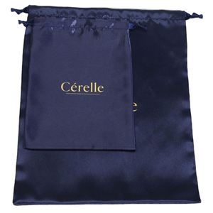Bolsa de Satén con Cordón para Guardar Ropa Interior y Calcetines, con Logotipo Personalizado, Bolsa de Satén de Lujo para Zapatos - Product Image 3