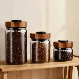 Pote de Vidro Cilíndrico de 1 Galão com Tampa Hermética, Fundo Antiderrapante, Seguro para Micro-ondas e Lava-louças, Ideal para Armazenamento de Alimentos Secos na Cozinha e Escola - Product Image 5