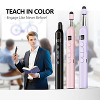 Presentador Inalámbrico con Logotipo Personalizado, 100m, Control Remoto para PowerPoint, Recargable por USB-C, ABS+PC, con Indicador de Nivel de Batería