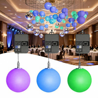 Offre Spéciale boîte de nuit 100W RGBW boule de levage Led lumière cinétique boule sphère ciel spectacle fête barre lumière de mariage