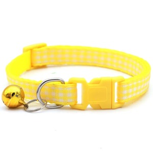 Produttore all'ingrosso <span class=keywords><strong>collare</strong></span> plaid per animali domestici multicolore riflettente <span class=keywords><strong>collare</strong></span> per gatti facile da staccare <span class=keywords><strong>collare</strong></span> a campana per gatti - Product Image 3