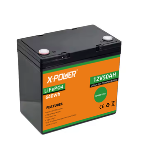 미국 스톡 12.8V 50Ah 충전식 LiFepo4 배터리 내장 BMS 5 년 수명 소형 UPS/타고 온 자동차/이동성 스쿠터 - Product Image 3
