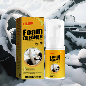 Produits tendance 2025 nouveautés 30ml nettoyage <span class=keywords><strong>en</strong></span> profondeur multi-usages blanc voiture intérieur baskets pneu <span class=keywords><strong>cuir</strong></span> voiture nettoyant mousse - Product Image 1