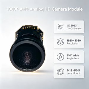 Modulo Telecamera Analogica HD AHD con Sensore GC2053 110 °   Obiettivo Grandangolare PAL 25fps per Retrovisione Veicolare e Sorveglianza di Sicurezza - Product Image 2