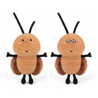 7399 Peluche de cafard unique de style dessin animé avec des ailes, jouets farces, cadeaux d'Halloween pour enfants, poupées de nuisibles amusantes, peluche de cafard