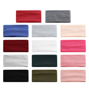 Bandeau de sport élastique pour femme, couleur unie, anti-transpiration et antidérapant, style européen et américain - Product Image 1