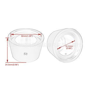 ฝาครอบแกนล้อหน้ามอเตอร์ไซค์ Jin Hongyang ขนาด 32 มม. อลูมิเนียม CNC สีดำเคลือบไฟฟ้า สำหรับตกแต่งแกนล้อ - Product Image 1