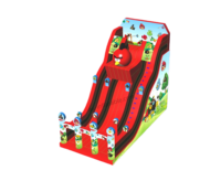 Toboggan aquatique gonflable sur le thème du dauphin pour les événements en plein air