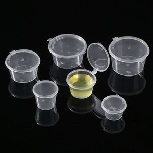 Gobelets à sauce jetables en plastique PP, résistants aux fuites, compatibles micro-ondes et congélateur, recyclables, en stock pour restaurants et usage domestique - Product Image 2