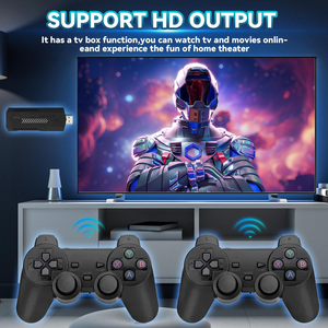 เกมสติ๊ก 4K HD ระบบทีวีคู่ คอนโซลเกมย้อนยุคแบบพกพา  64GB 30000 เกมย้อนยุคสำหรับ PSP - Product Image 3