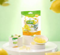Bonbons durs à la vitamine C en vrac, saveur citron, saveurs de fruits assorties, bonbons rafraîchissants, vente en gros, OEM personnalisé