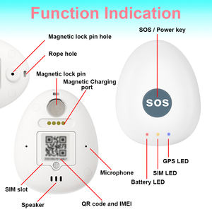 Taşınabilir, Kullanımı Kolay SOS Panik Cihazı 4G <span class=keywords><strong>GPS</strong></span> İzleyici Yaşlılar, Çocuklar ve Alzheimer Hastaları için - Product Image 6