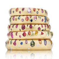 Bague élégante et simple en cuivre plaqué or, colorée, bijoux pour femmes, accessoires