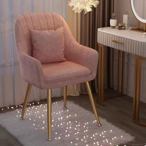 Sillas de Comedor Tapizadas en Terciopelo Nórdico, Diseño Moderno y Lujoso, con Patas Metálicas Doradas, Económicas - Product Image 1