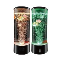 Lampe à bulle LED personnalisée pour salle d'étude, lampe à poisson, veilleuse pour chambre à coucher, lampe de table pour réservoir d'aquarium