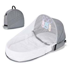 Vente en gros de berceau électrique pliable portable pour bébé, chaise de voyage bionique à isolation anti-pression pour nouveau-né, table de sécurité pour la salle de bain - Product Image 1