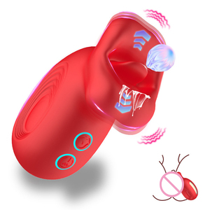 Vibratori per Donne, Stimolatore Linguale per Punto G, Vibratore per Stimolazione Clitoridea e dei Capezzoli, Dildo, Giocattoli Sessuali per Adulti per Donne - Product Image 1