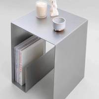 Table basse de salon en acier inoxydable, style moderne et minimaliste, meuble créatif pour la maison, armoire de canapé, petit appartement