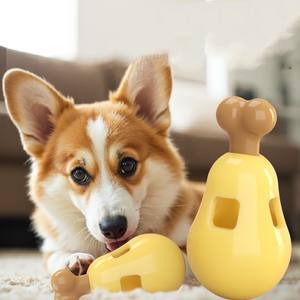 Jouet interactif pour chien, résistant aux morsures, en forme de jambe de poulet, en TPR, pour le nettoyage des dents. - Product Image 3