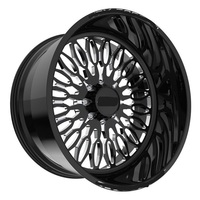 Jantes de camion forgées concaves super simples personnalisées SL 28X14 28X12 22X14 24X12 noir mat avec 8X170 8X180 pour Chevy Silverado 2500