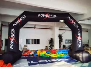 Arche publicitaire gonflable en PVC ou Oxford sur mesure Événements sportifs Ligne de départ Arche de course de <span class=keywords><strong>marathon</strong></span> Arche de manifestations sportives de triathlon - Product Image 3