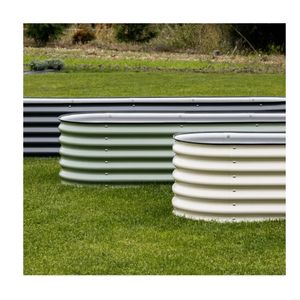 قطع أرض حديقة معدنية مرتفعة في الهواء الطلق أصيص زهور - Product Image 1