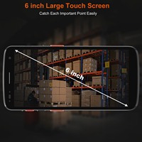 PDA portable robuste Android 15 GMS 4G LTE WIFI GPS NFC RFID Lecteur de codes-barres 2D Collecteur de données