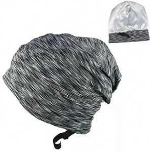 Gorros de dormir ajustables con forro de seda para correr y dormir por la noche - Product Image 1
