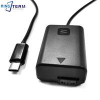 Adaptateur d'alimentation usb PD à batterie factice NP-FW50, coupleur DC, pour Alpha 3, 5, A7ii, A7S, A7R, NEX, A33, A55, A65, A6000, A6300, A6500