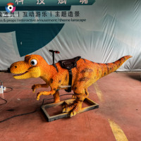 Sanhe Robot S1376003 Balade de dinosaures animatroniques réalistes pour trampoline intérieur/extérieur, parcs et zones d'aventure, utilisation par les jeunes