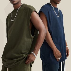 Camiseta sin Mangas de Estilo Retro Vintage, Lavada, de 275 g, Estilo Hip Hop, Nueva Llegada, Informal, con Logotipo Personalizado, Tie Dye - Product Image 5